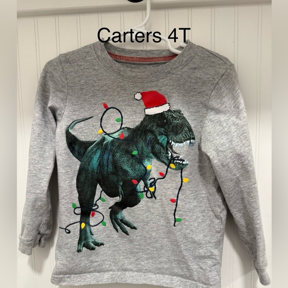 🎄🎅🏻Set of 11 Christmas Themed Toddler Boy Shirts (SIZES 4T and 5T) - Picture 2 of 12